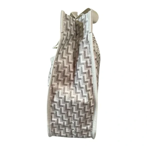 Lululemon Athletica Reusable Tote Bag Small Grey And Cream - Picture 5 of 9